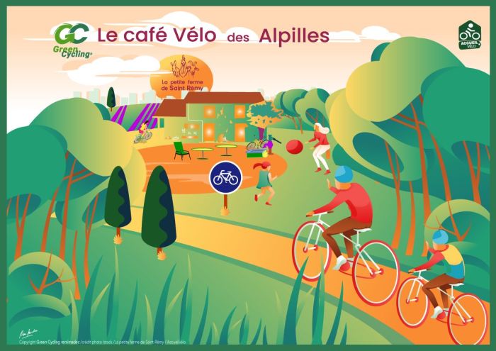 Le Café Vélo des Alpilles: Un lieu d’accueil et de services pour tous les cyclistes, entre Camargue et Luberon!